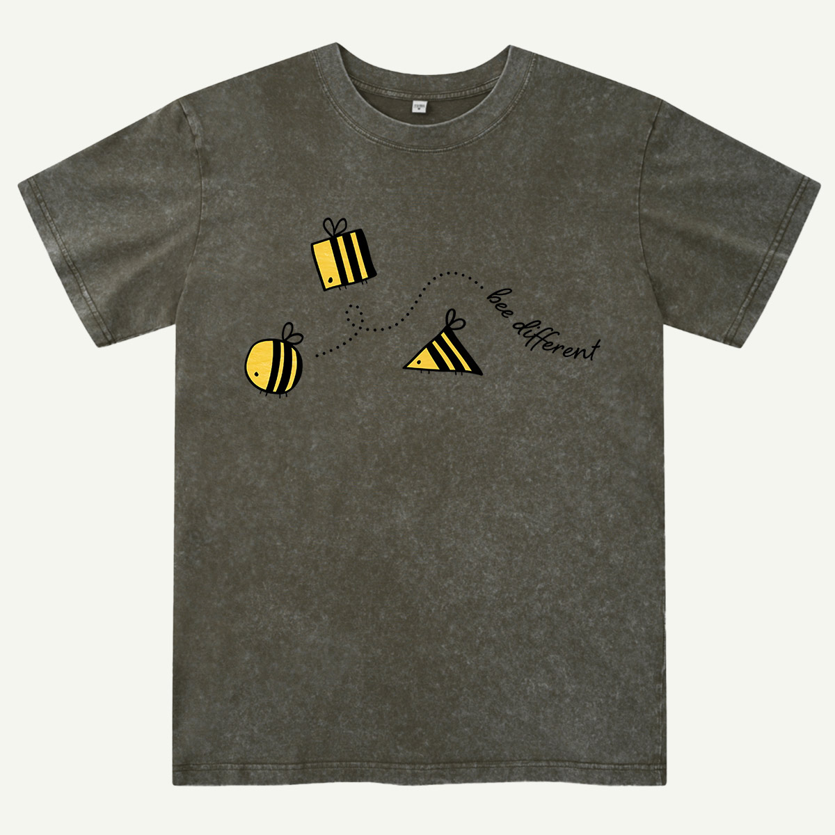 Bee Different Washed T-Shirt