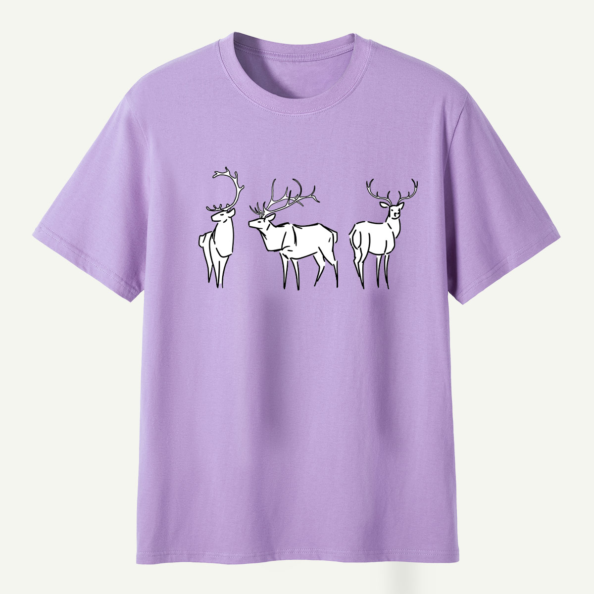 Deer Species Antler Study T-Shirt