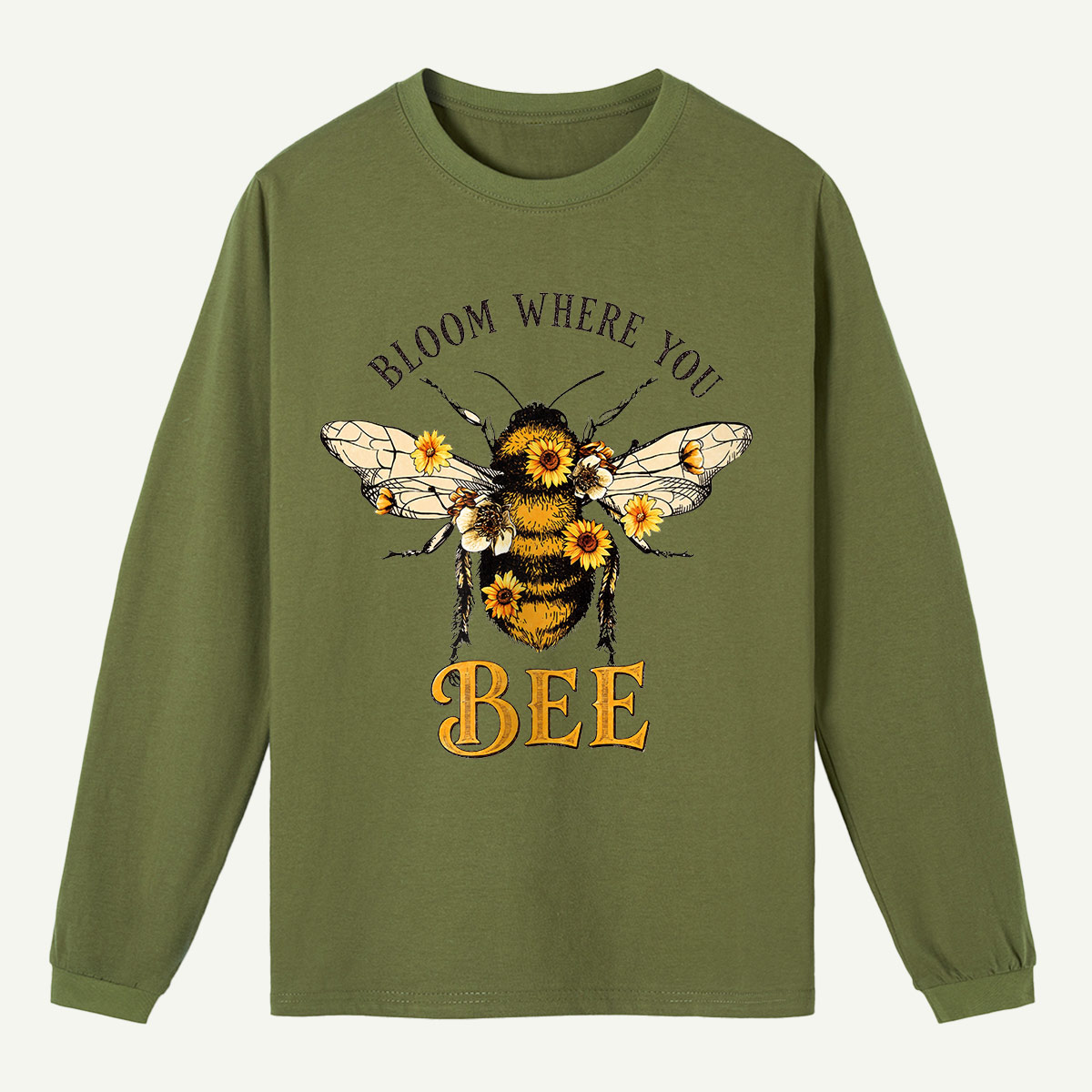 Bloom Where You Bee Long Sleeve T-Shirt