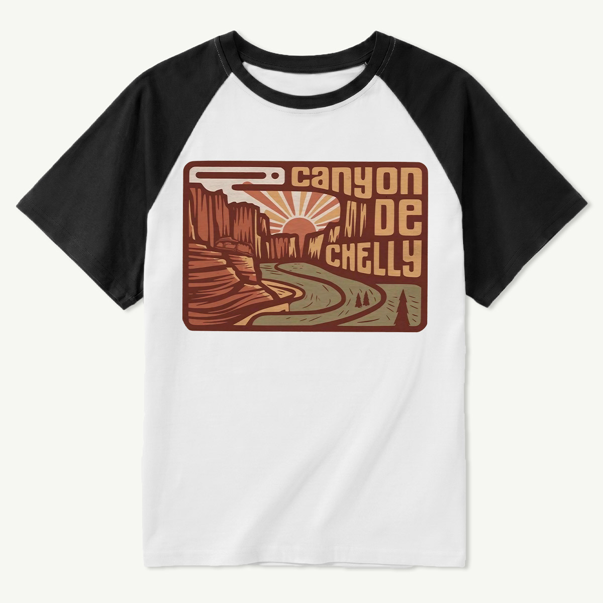 Canyon de Chelly National Monument Tee Cotton Classic Raglan T-Shirt
