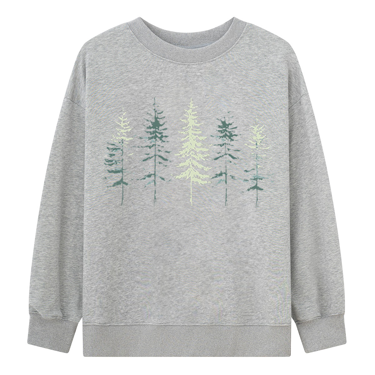 Minimal Pine Forest Silhouette Sweatshirts