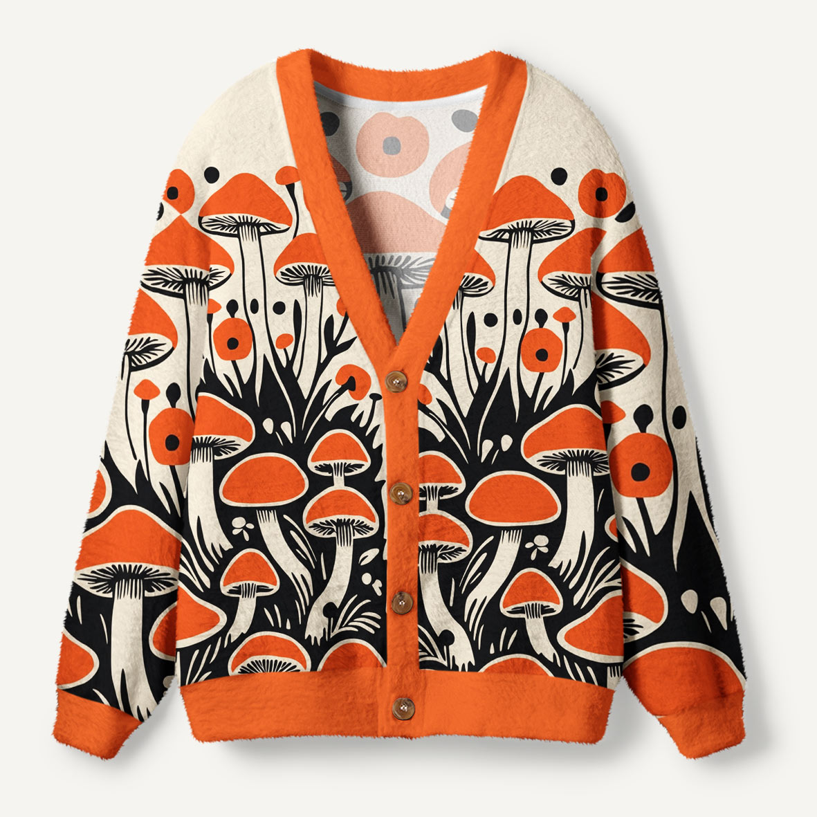 Welcome to the Mushroom Patch Ugly Cardigan Sweaters