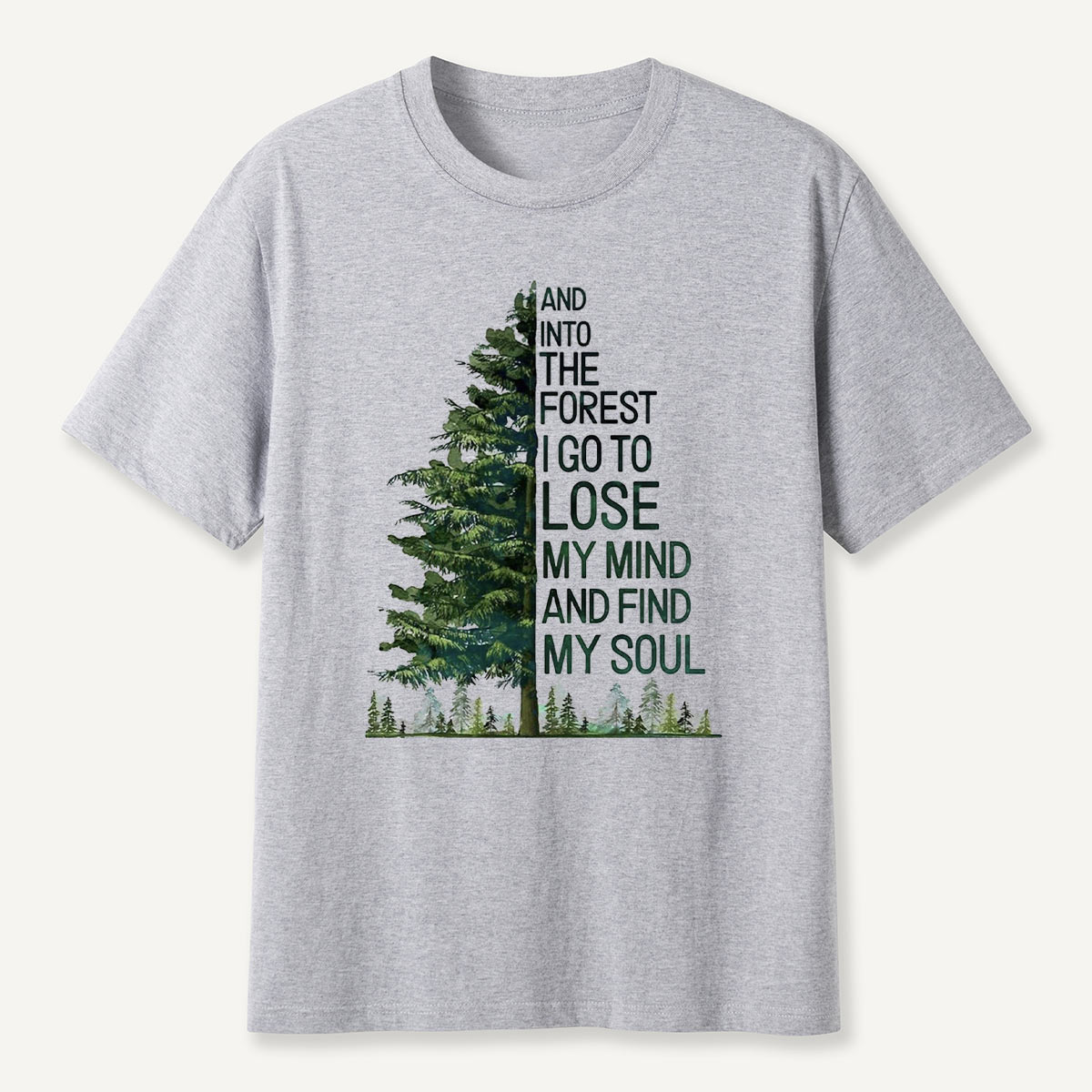 Tree Outdoor Hiking Adventure Forest Nature T-Shirt