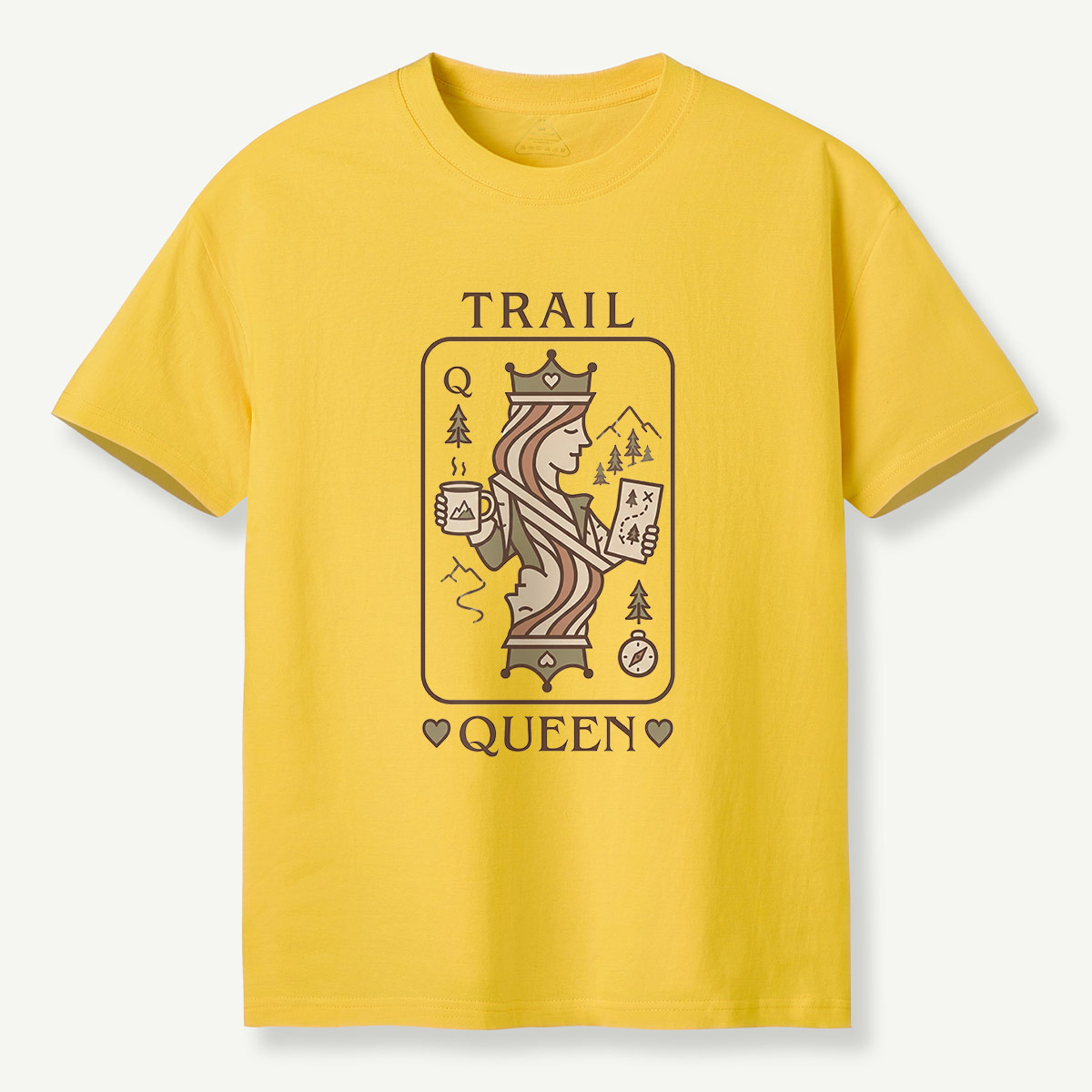 Trail Queen Hiking Playing Card  T-Shirt
