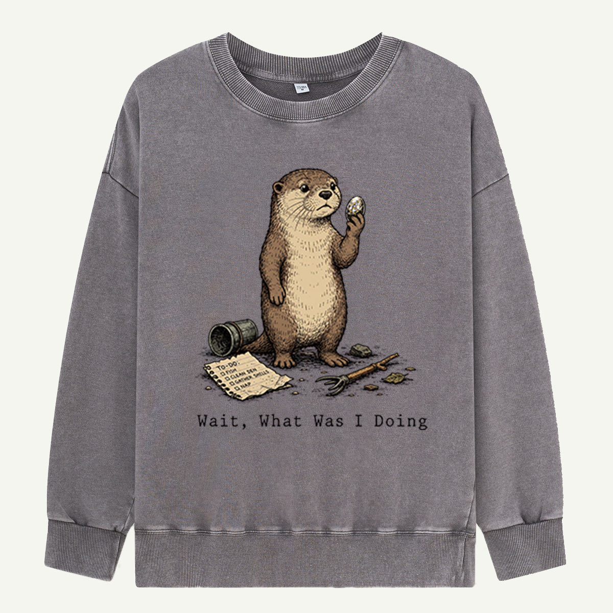 Wait… What Was I Doing Again Washed Sweatshirts