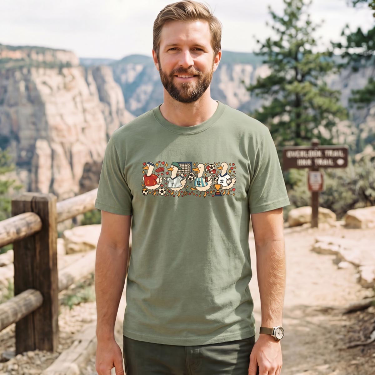 Soccer Ducks Football Team T‑Shirt