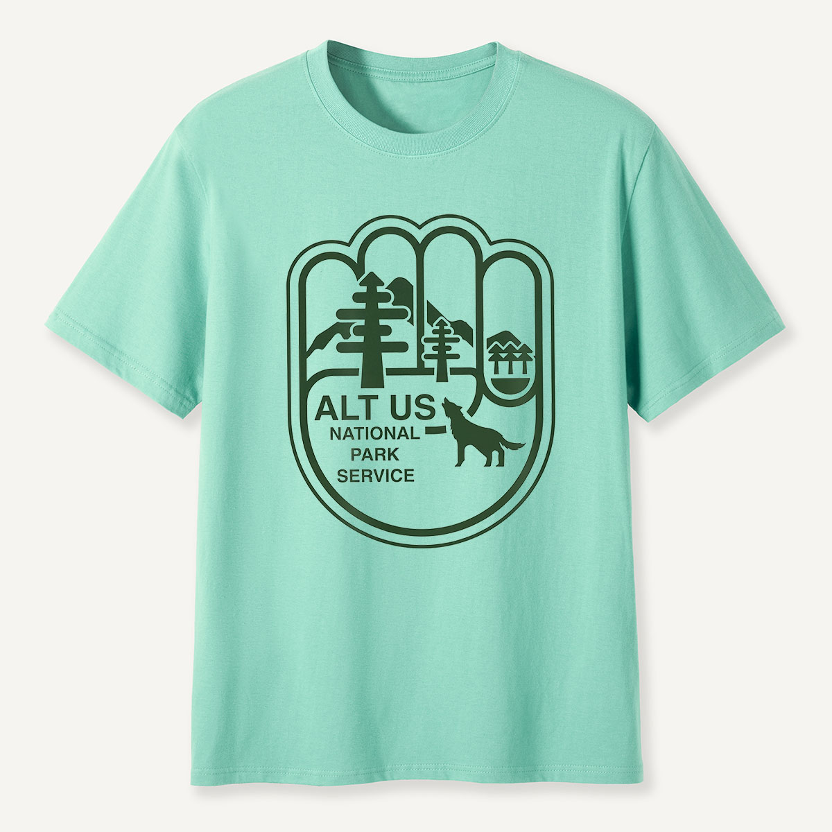 Alt US National Park Service Hand Emblem T-Shirt