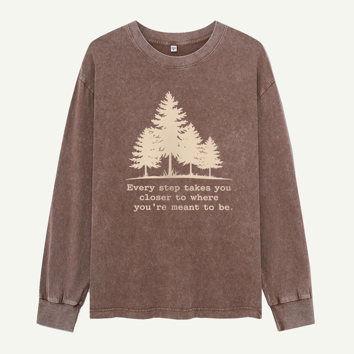 Every Step Leads You Home Washed Long Sleeves