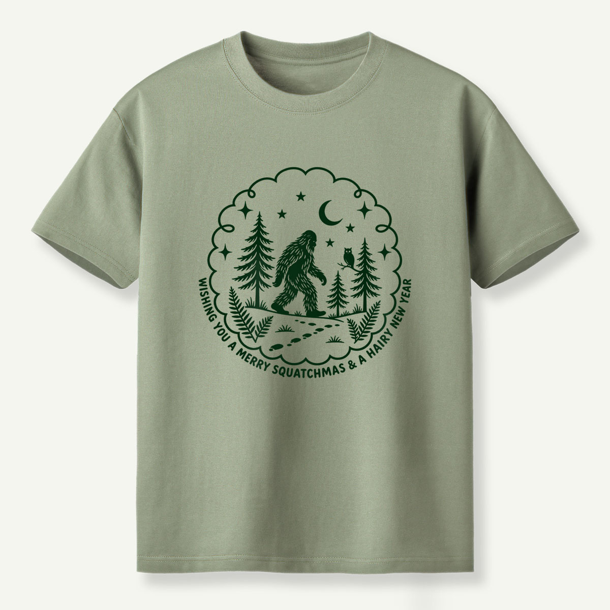 Wishing You A Merry Squatchmas And A Hairy New Year T-Shirt