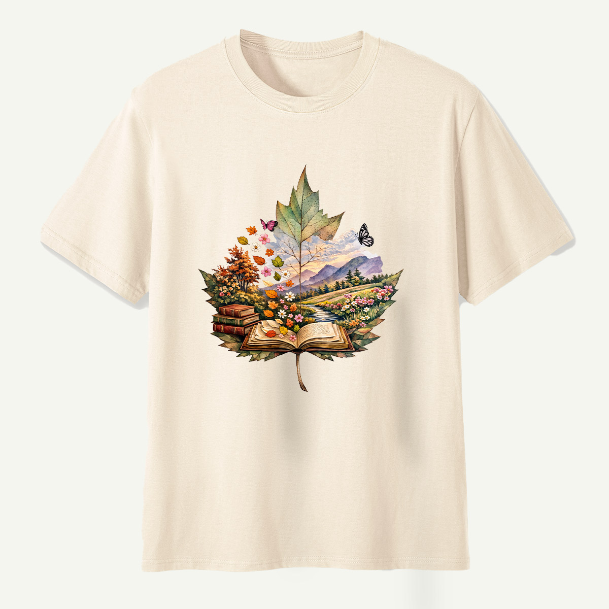 Autumn Leaf Forestscape T-Shirt