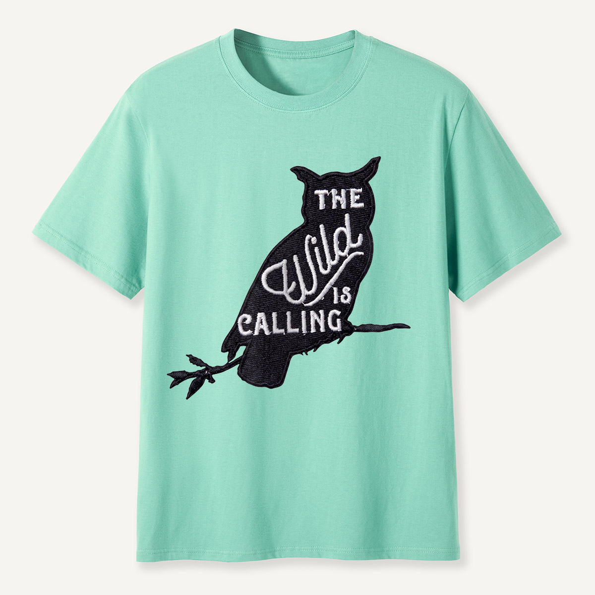 The Wild Is Calling Owl Silhouette T-Shirt