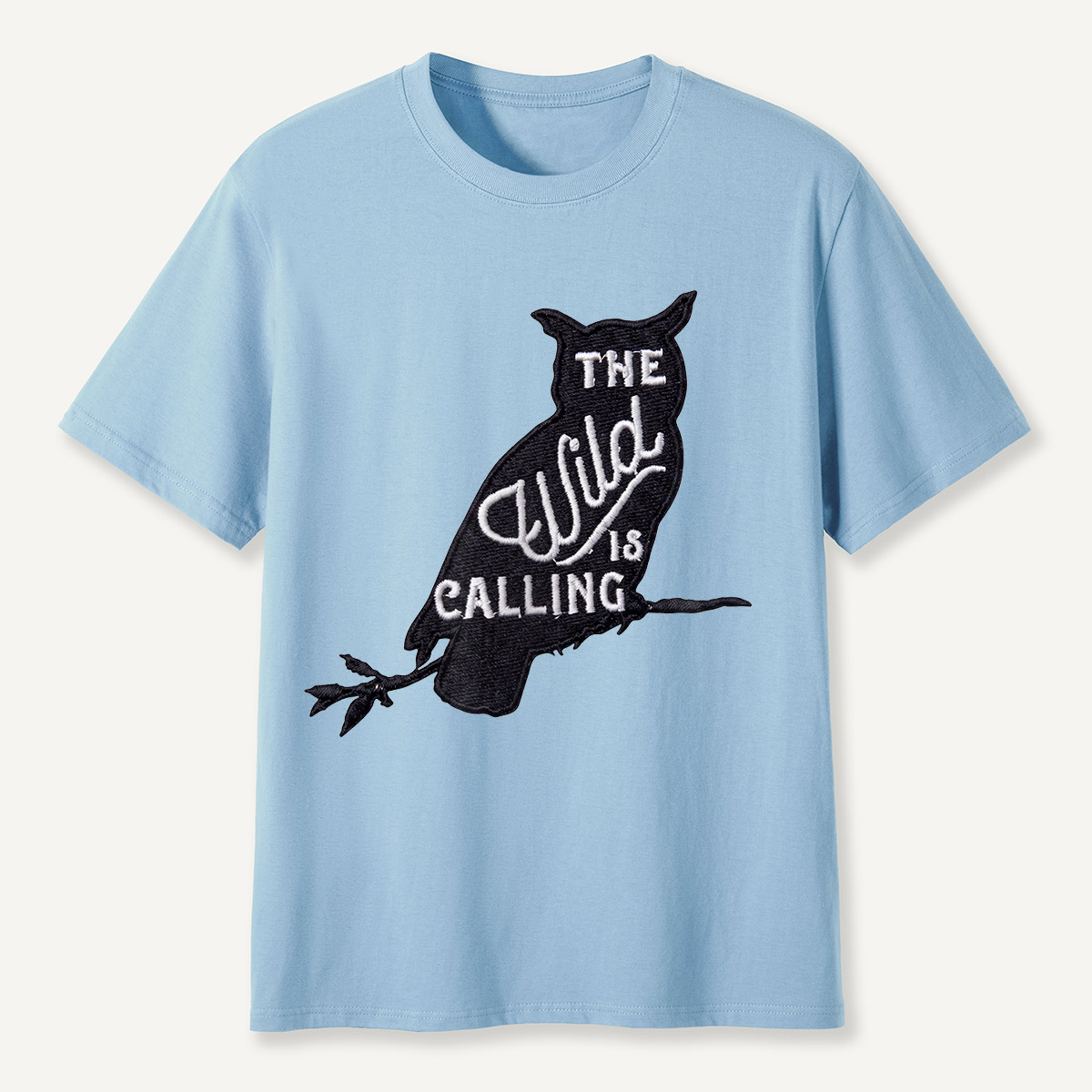 The Wild Is Calling Owl Silhouette T-Shirt