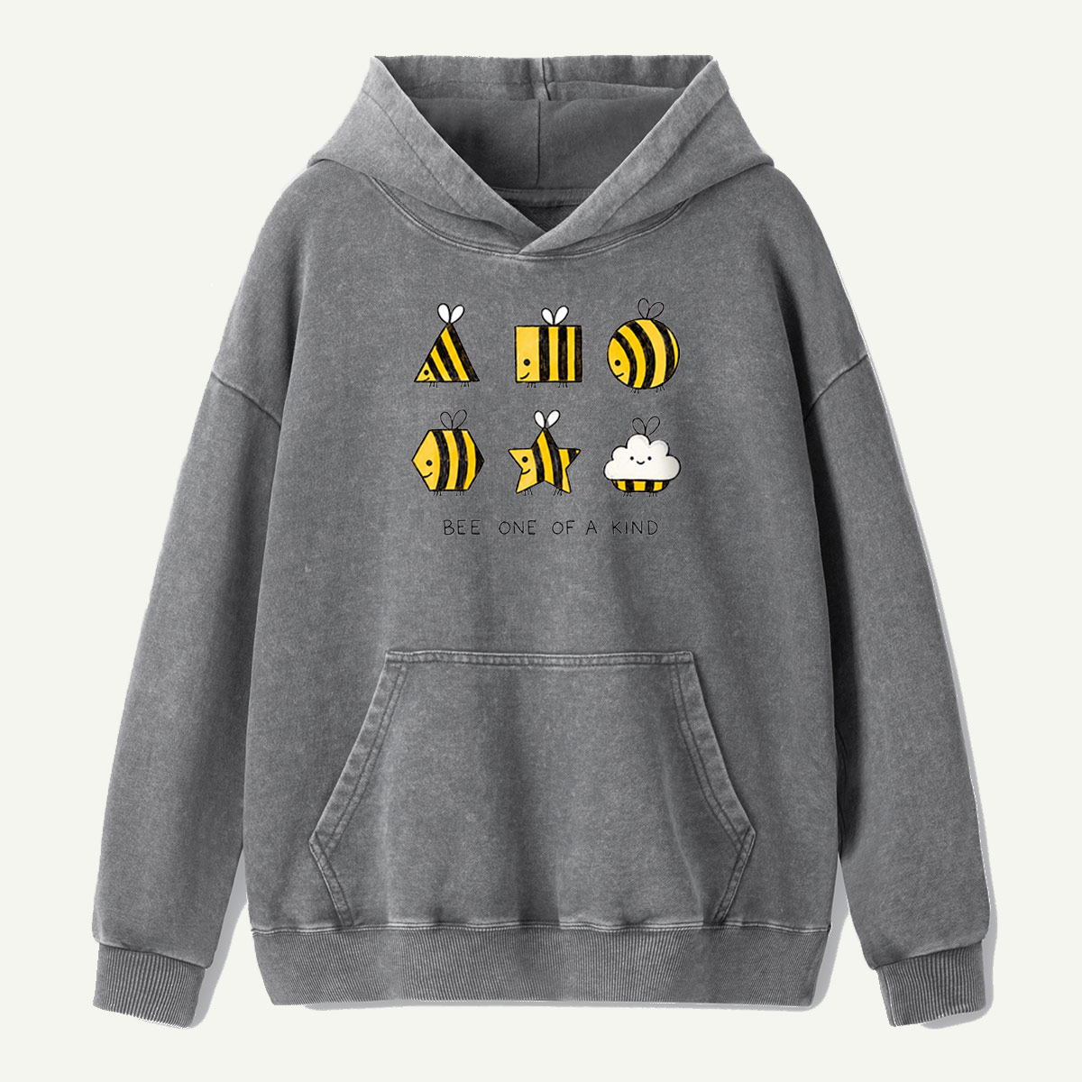 Bee One of a Kind Shapes Washed Hoodie