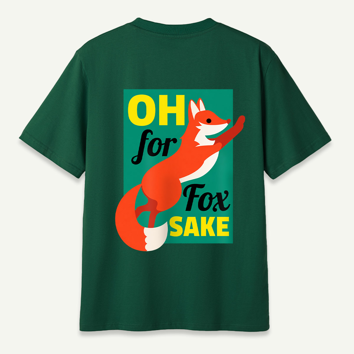 Oh For Fox Sake Retro Fox Quote T-Shirt