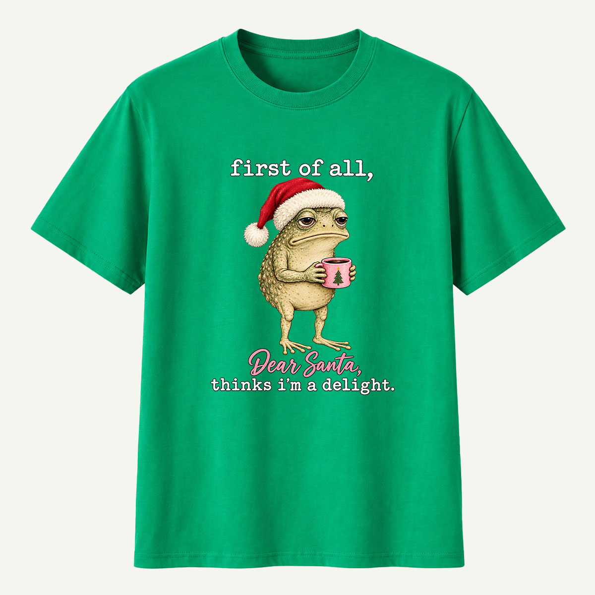 First Of All Dear Santa Thinks Im A Delight T-Shirt