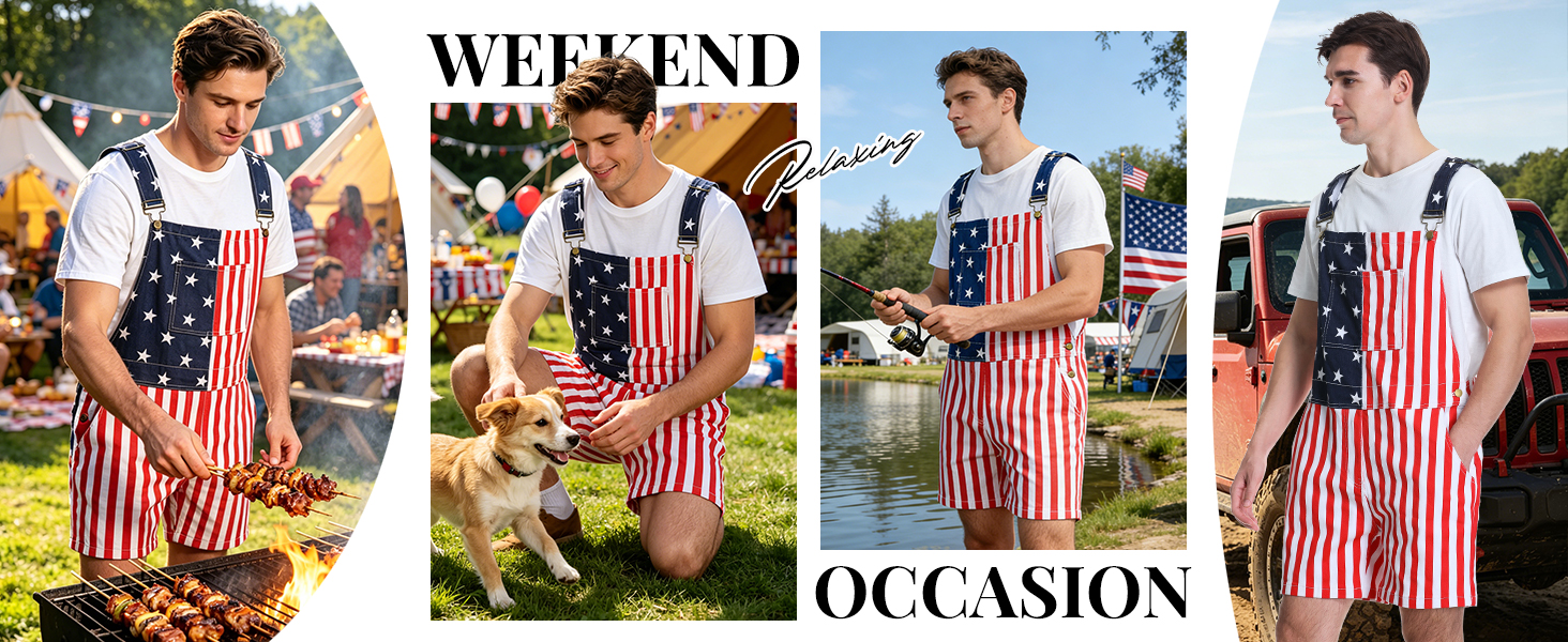 Patriotic Overalls