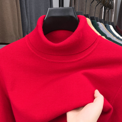 Men's Four Seasons Quality Cashmere Turtleneck Knitted Sweater