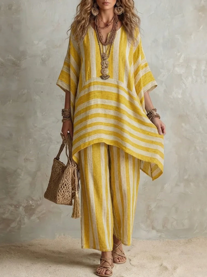 Boho Tunic & Wide-Leg Set