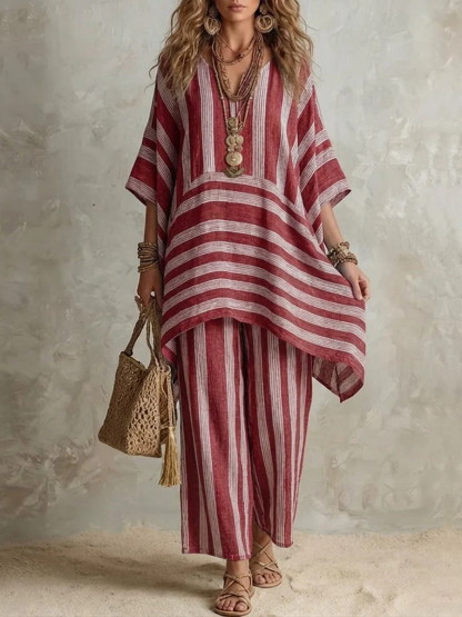 Boho Tunic & Wide-Leg Set