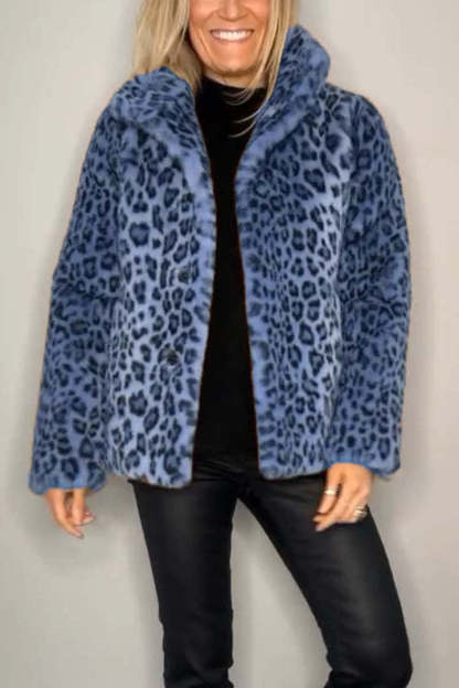⏳Time-limited Special⏰Women's Leopard Print Mid-Length Jacket