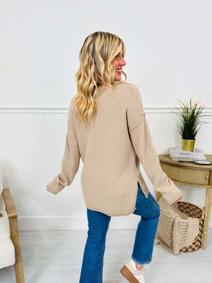 Reset Button Sweater In Multiple Colors