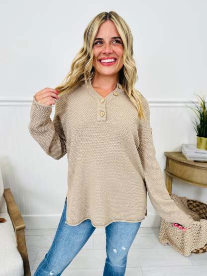 Reset Button Sweater In Multiple Colors