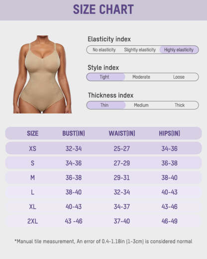 Easyslide Deep V Camisole Bodysuit Shapewear