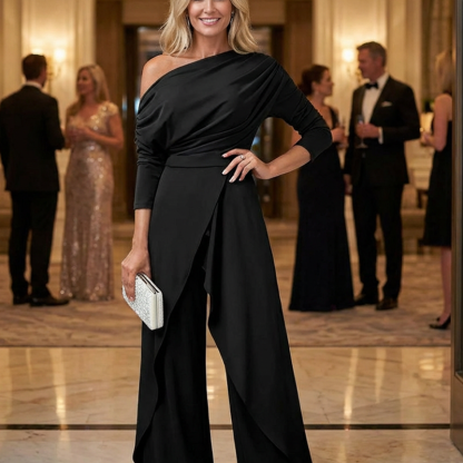 ⏳Time-Limited Special⏰Women's Elegant One-Shoulder Jumpsuit