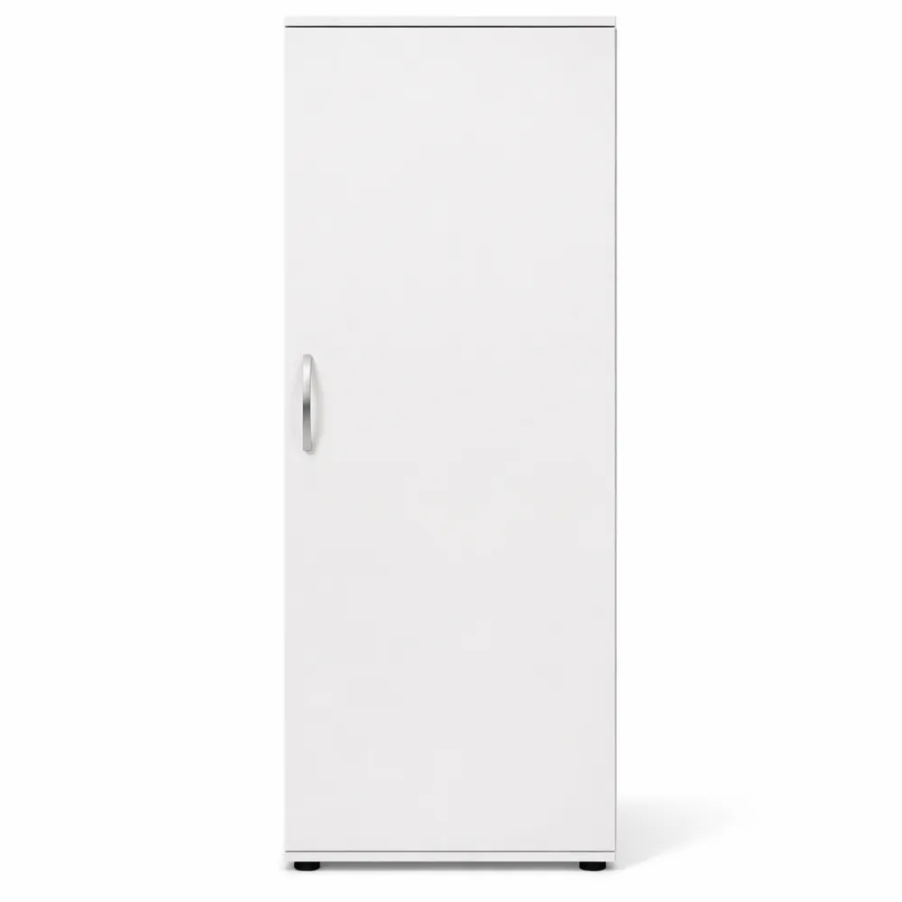 Armadio da Ingresso con Anta a Battente e Ripiani Regolabili