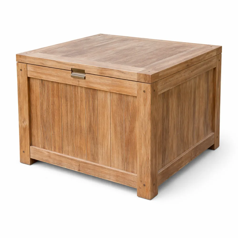 Contenitore in Legno con Coperchio Versatile per Interno/Esterno