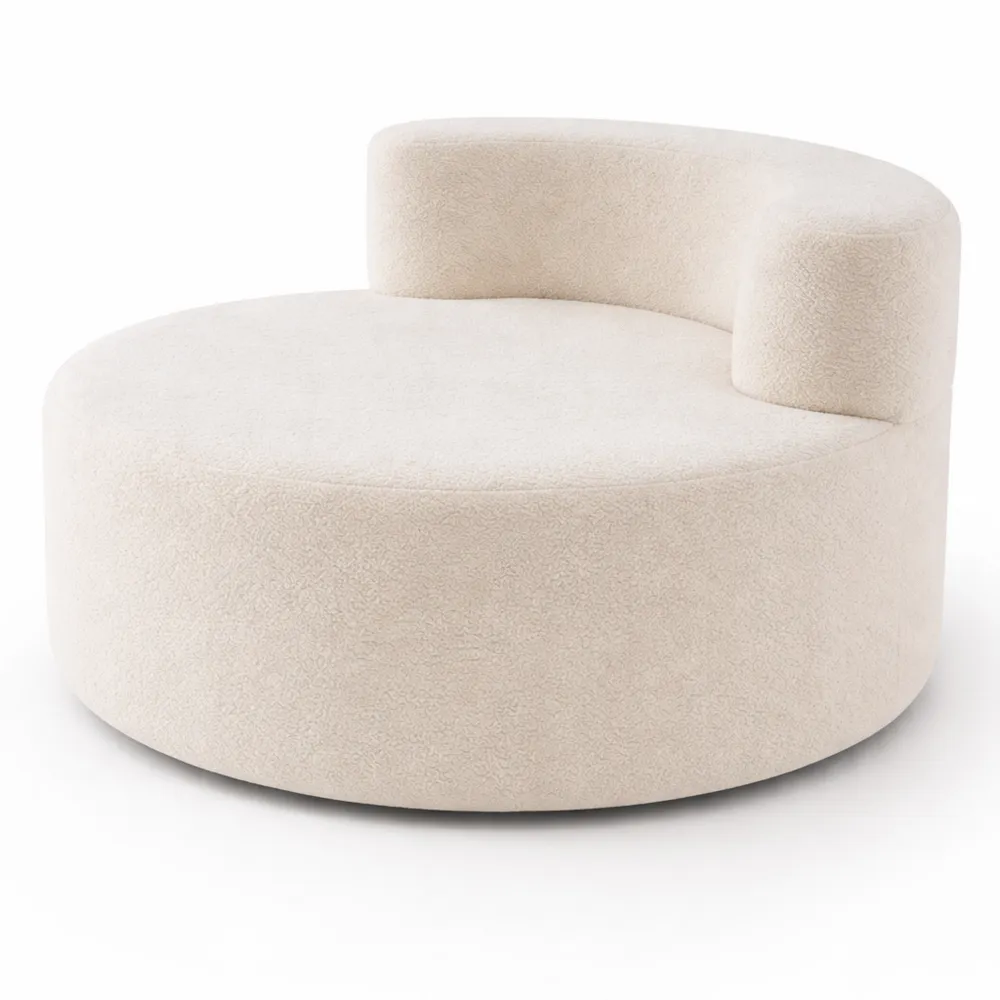 Poltrona Pouf a Sacco Rotonda per Salotto e Camera da Letto