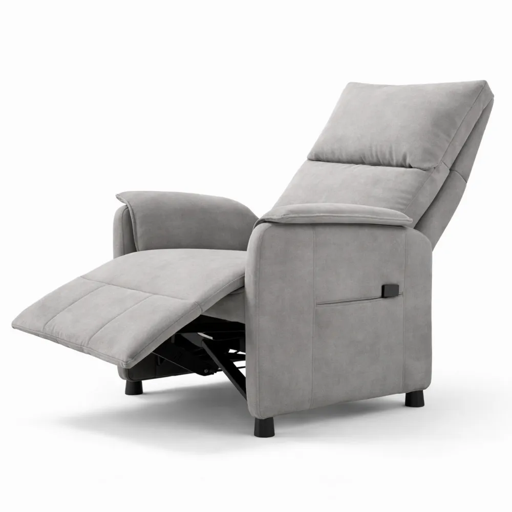 Poltrona Relax Elettrica Reclinabile per Anziani con Funzione Memory e Telecomando