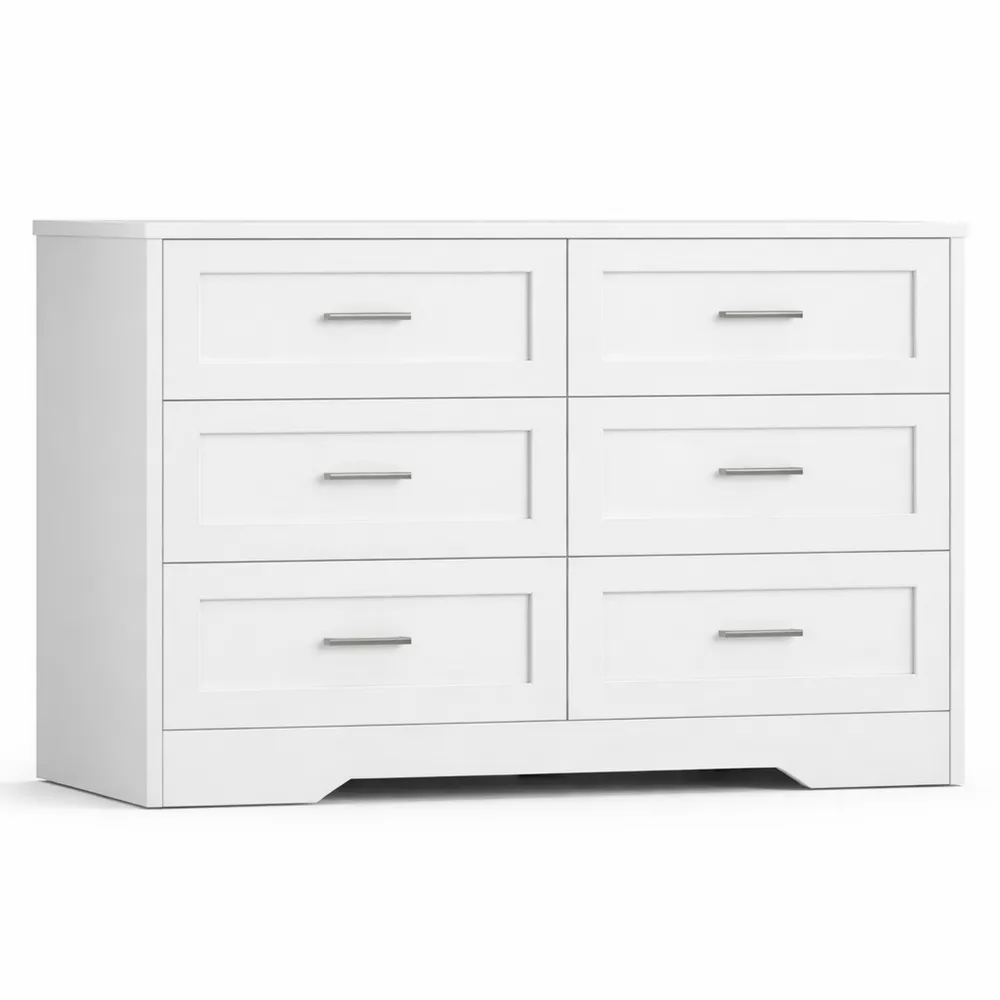 Cassettiera Salvaspazio con 6 Cassetti per Camera da Letto