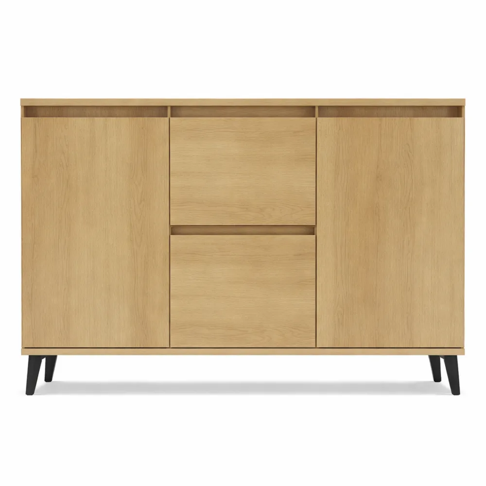 Credenza in Legno Multistrato Rovere Sonoma 104x35x70 cm