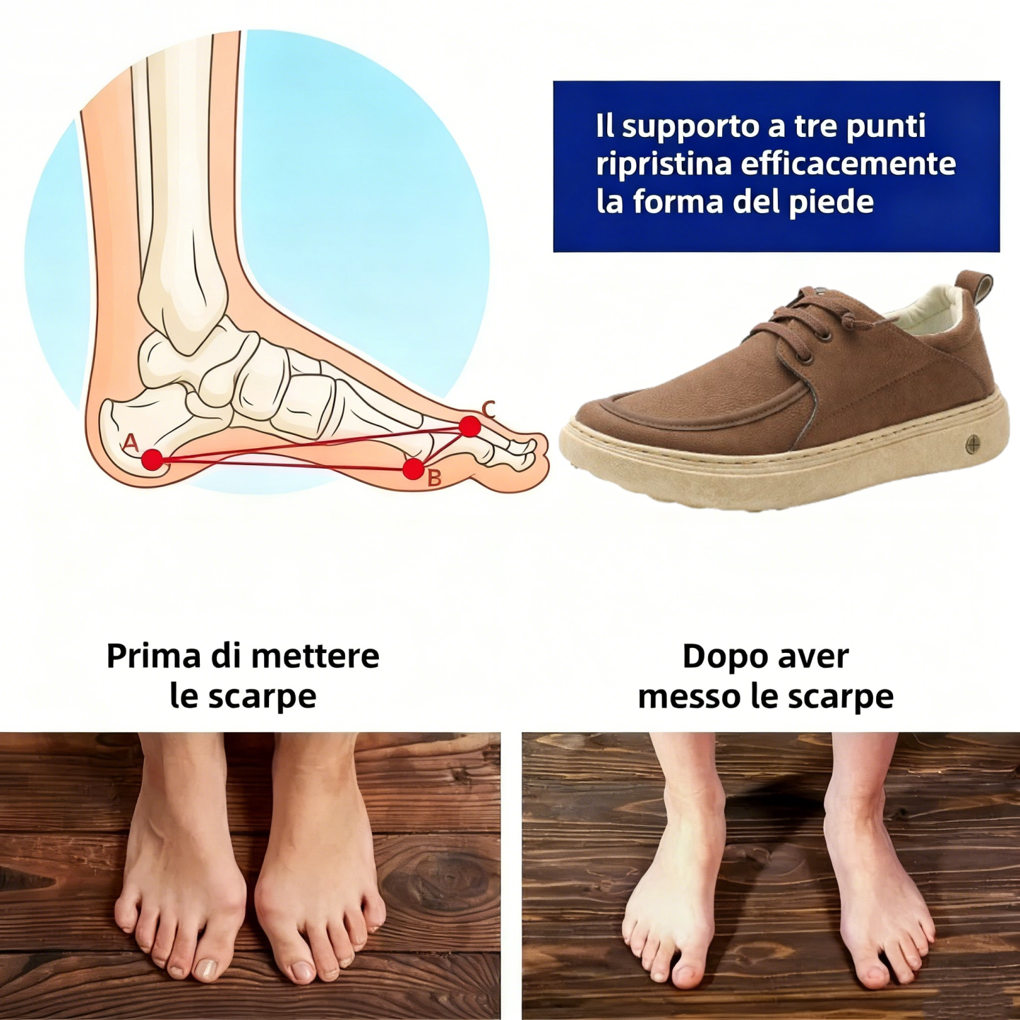 🎉 Sconto del 50% solo oggi — Offerta in scadenza! 🐂 Scarpe ortopediche da uomo: Realizzate a mano in vera pelle bovina australiana 👞 Supporto per l'arco plantare – Impermeabili e antiscivolo ✅ Comode per camminare