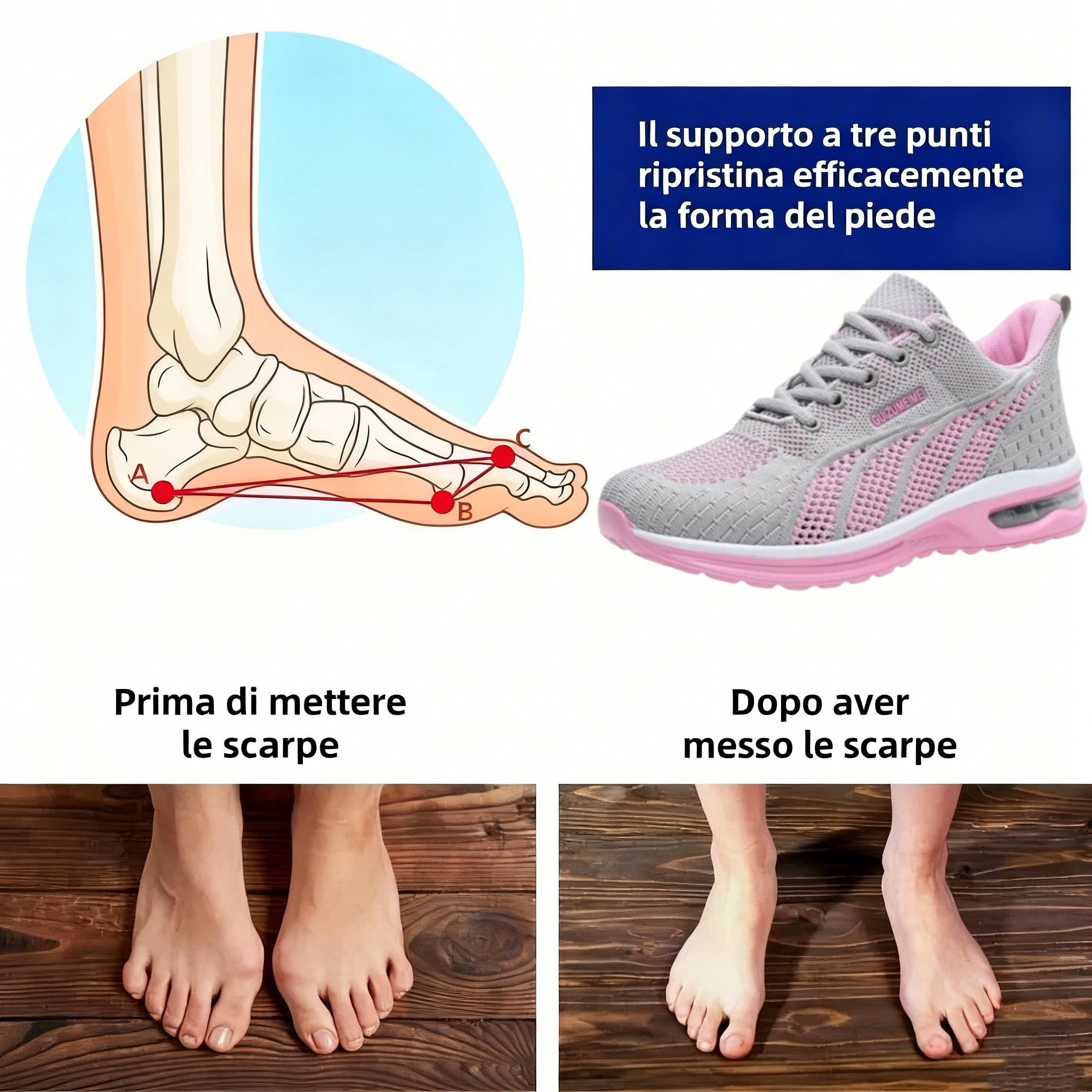 Sconto del 50% per un periodo limitato! 🔥 Scarpe da donna leggere e comode, adatte per essere indossate tutto il giorno, facili da infilare e sfilare ✅ Impermeabili e antiscivolo