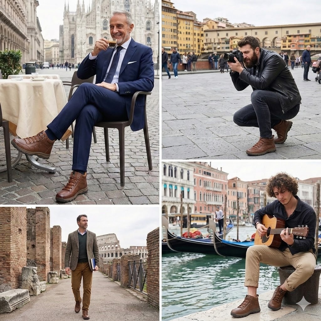 🎁Offerta a tempo limitato🐂 Scarpe ortopediche da uomo, realizzate in pelle di vitello australiana👞 cucite a mano, impermeabili e antiscivolo✅ supporto dell'arco plantare - camminata confortevole