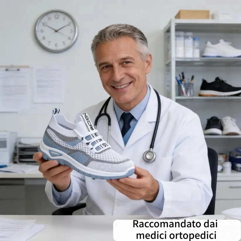 🔥Sconto del 50% oggi - Non perdete l'occasione! ⏰ Scarpe ortopediche dal design ergonomico - supporto per l'arco plantare 👞 Alleviano facilmente il dolore ai piedi