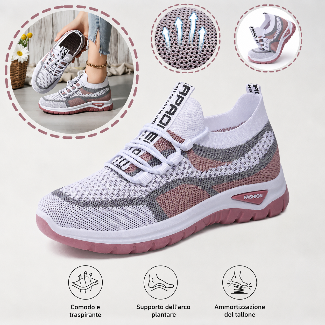 🎁Offerta speciale: 50%⏰ Scarpe ortopediche dal design ergonomico - supporto per l'arco plantare 👞 Alleviano facilmente il dolore ai piedi
