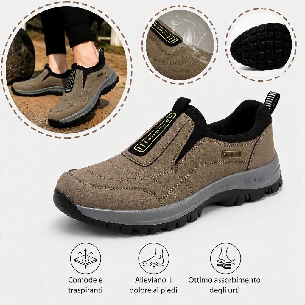 Sconto del 50% sulle scarpe da passeggio alla moda e sulle scarpe orto