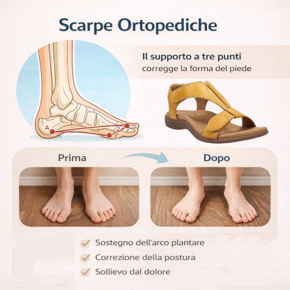 🔥Sconto del 50% per un periodo limitato! Sandali ortopedici estivi, dal design ergonomico, comodi e traspiranti, alleviano il dolore✅