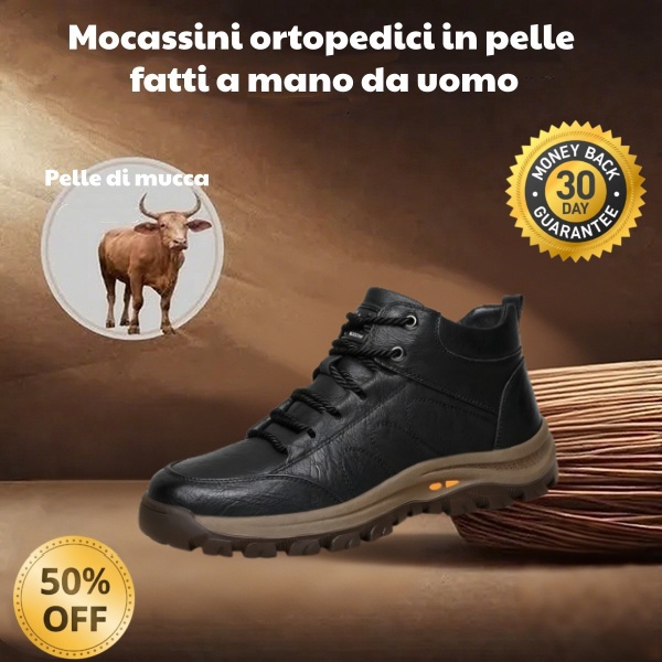 50% sleva na outdoorové ortopedické boty z australské hovězí kůže pro