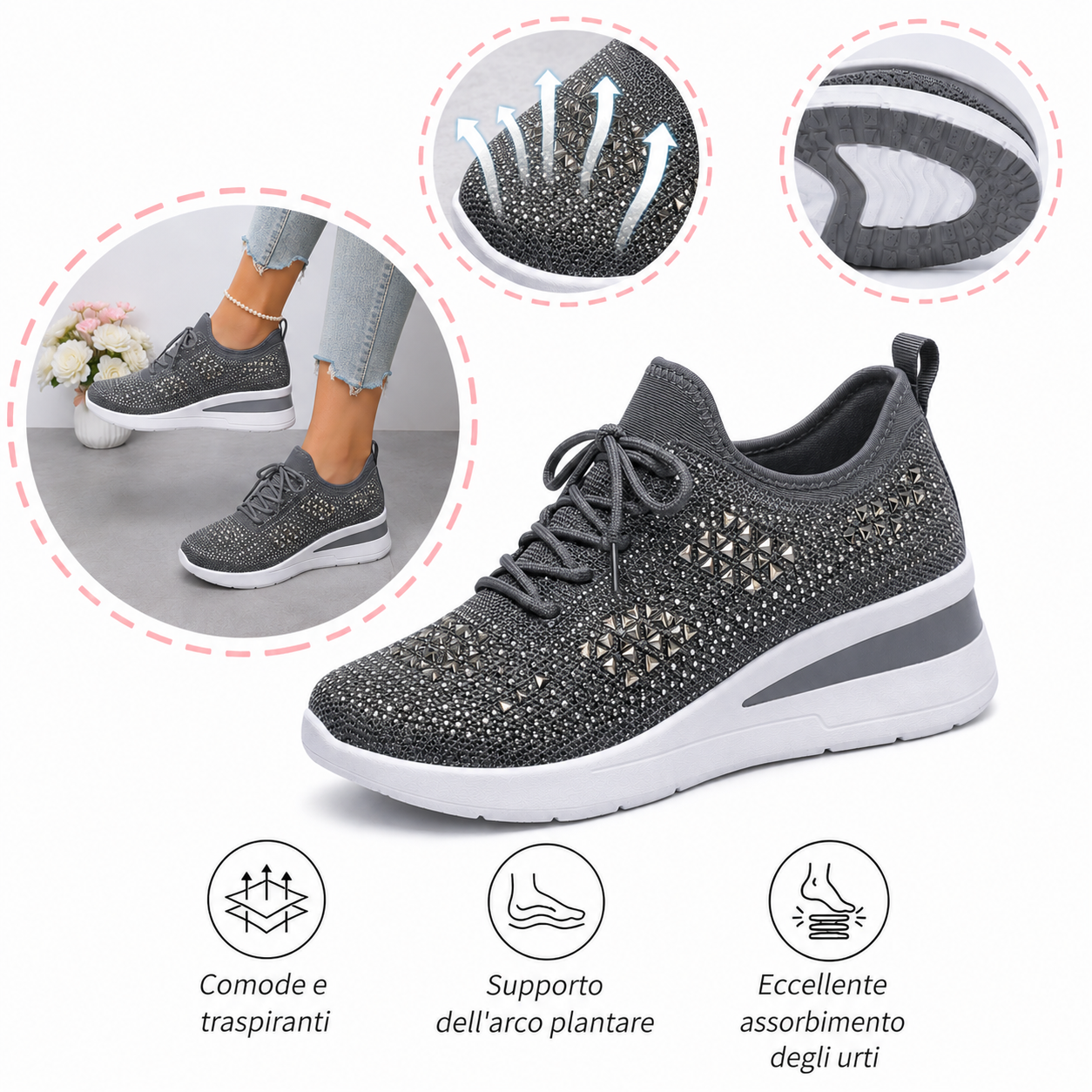 [🎁Sconto del 50% oggi - da non perdere] Scarpe ortopediche da donna d