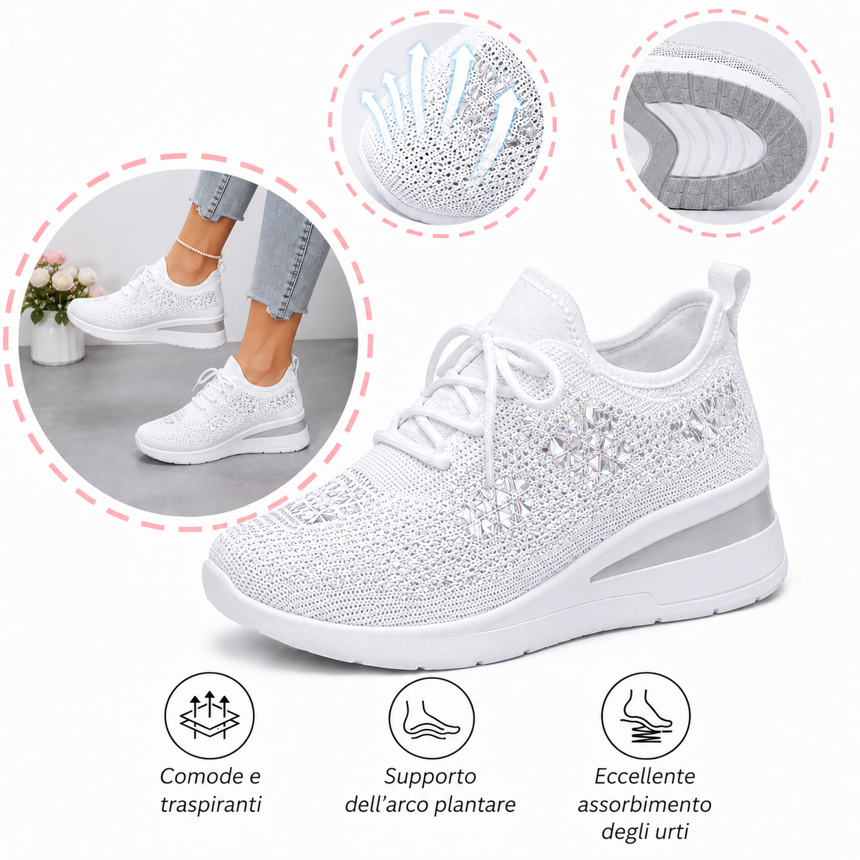 [🎁Sconto del 50% oggi - da non perdere] Scarpe ortopediche da donna d