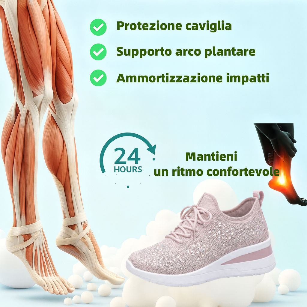 🔥 Sconto del 50% solo per oggi! Non lasciartelo sfuggire! ⏰ Scarpe ortopediche dal design ergonomico — Offrono un supporto naturale all'arco plantare 👞 Allevia il dolore ai piedi senza sforzo
