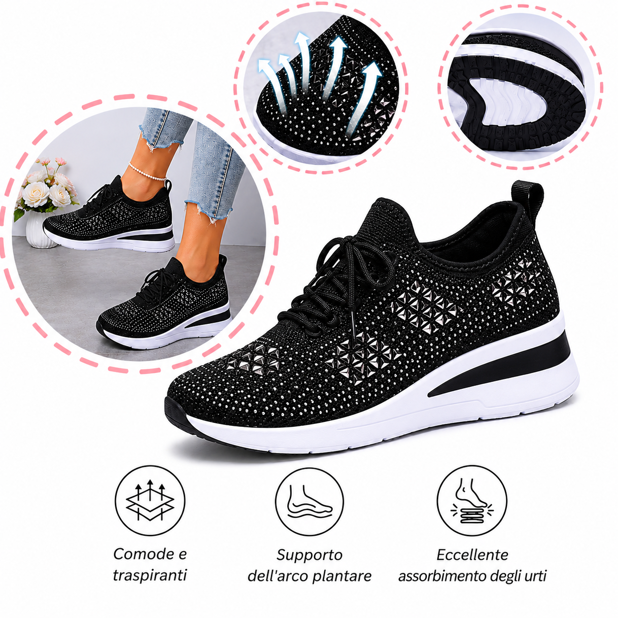 [🎁Sconto del 50% oggi - da non perdere] Scarpe ortopediche da donna d
