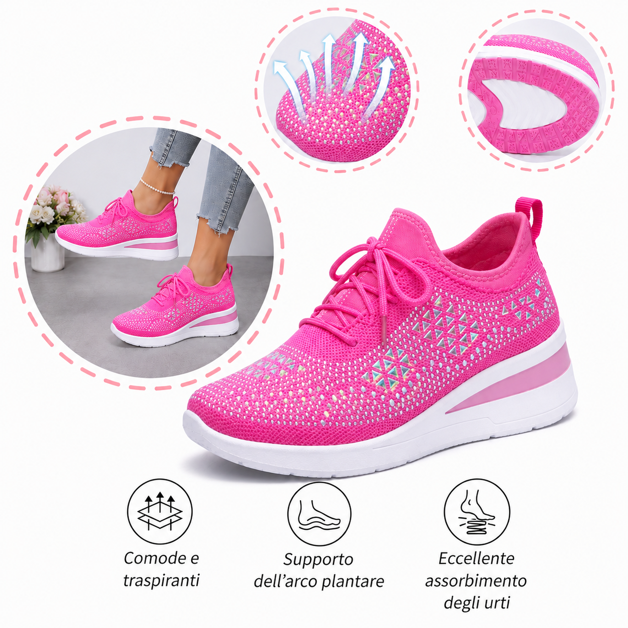 [🎁Sconto del 50% oggi - da non perdere] Scarpe ortopediche da donna d