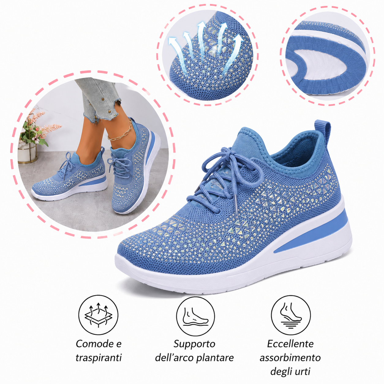 [🎁Sconto del 50% oggi - da non perdere] Scarpe ortopediche da donna d