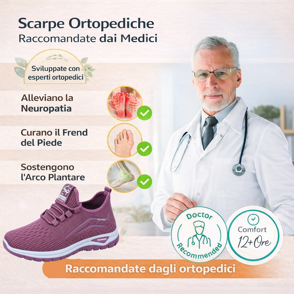 🎁Offerta speciale: 50%⏰ Scarpe ortopediche dal design ergonomico - supporto per l'arco plantare 👞 Alleviano facilmente il dolore ai piedi
