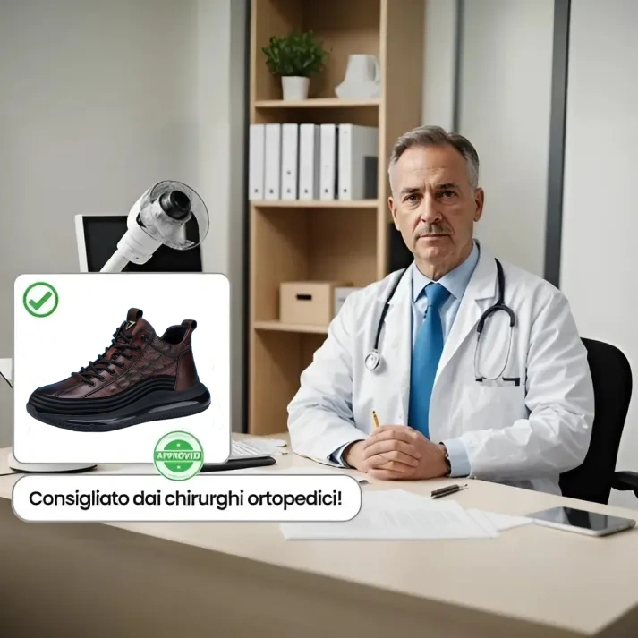 🔥 (50% di sconto oggi, finirà presto) - Scarpe da passeggio da uomo in vera pelle, comode ✅ Sollievo dal dolore, supporto per l'arco plantare - Design grafico a coccodrillo